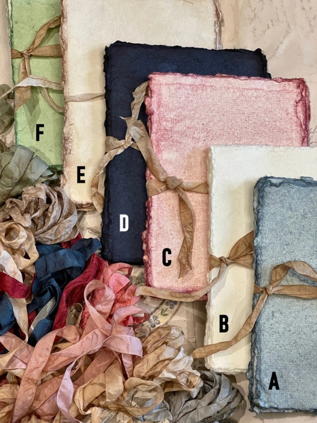 Handmade Deckled Edge Paper Bundles by Monahan Papers