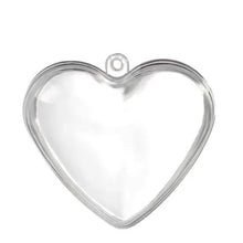 Load image into Gallery viewer, Acrylic Fillable Heart Ornament