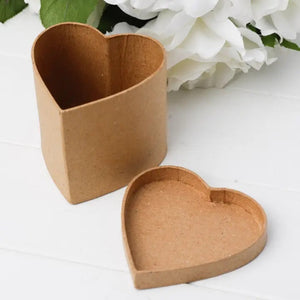 Heart Paper Mache Boxes