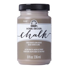 Load image into Gallery viewer, Jar of FolkArt Home Decor Chalk paint in Barcelona Beige on a white background