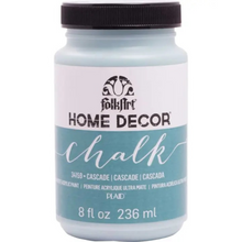 Load image into Gallery viewer, FolkArt Home Decor Chalk paint jar in Cascade color on a white background