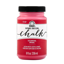 Load image into Gallery viewer, Jar of FolkArt Home Decor Chalk paint in Imperial color on a white background