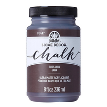 Load image into Gallery viewer, Jar of FolkArt Home Decor Chalk paint in Java color on a white background