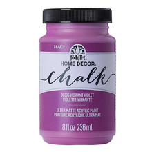 Load image into Gallery viewer, Purple jar of Plaid FolkArt Home Decor Chalk paint on a white background