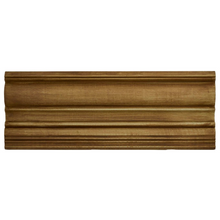 Load image into Gallery viewer, Wooden cornice molding on a white background