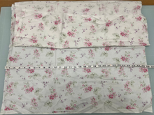Load image into Gallery viewer, View of measuring tape across Wildflowers Fabric by Treasures by Shabby Chic