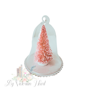 Melissa Frances Glass Bell Cloche Ornament for Crafts 1