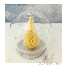 Load image into Gallery viewer, Melissa Frances Round Glass Cloche Snow Globe Ornament for Crafts 3