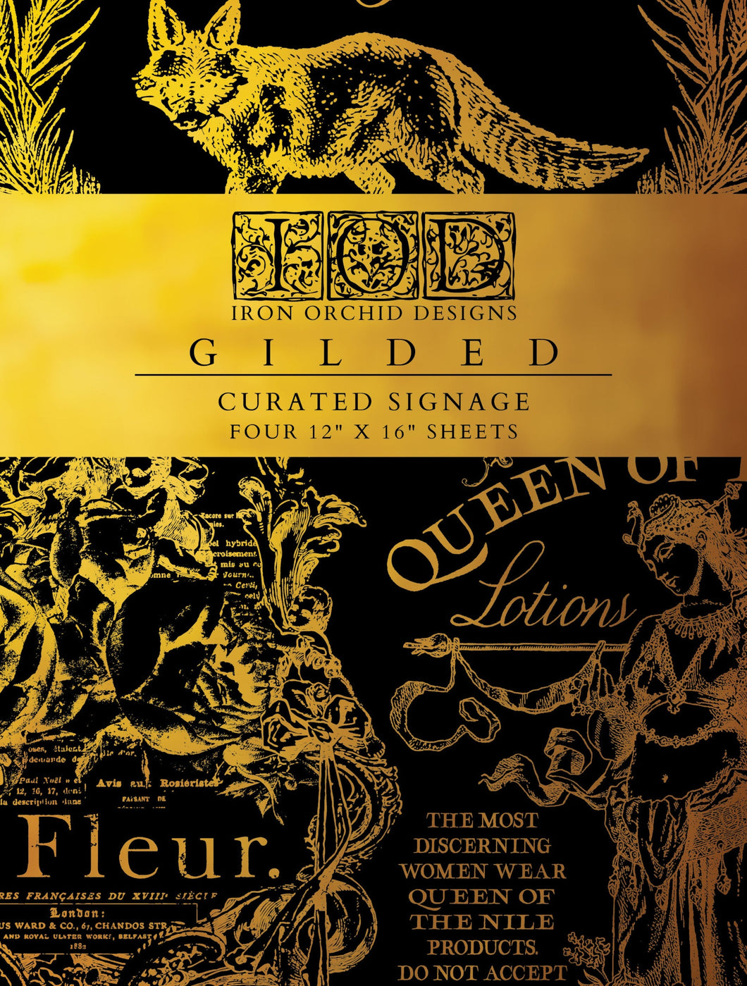 Curated Signage Foil Transfer by IOD, Iron Orchid Designs Cover