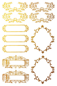 Petits Ornements Gilded Transfer by IOD