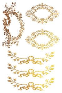 Petits Ornements Gilded Transfer by IOD