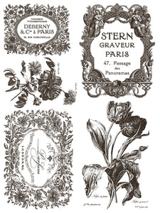 Floriography Paint Inlay by IOD