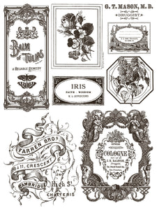 Floriography Paint Inlay by IOD