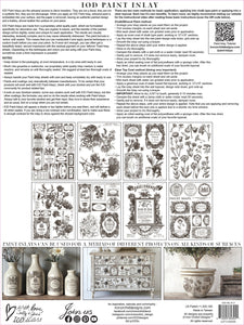 Floriography Paint Inlay by IOD