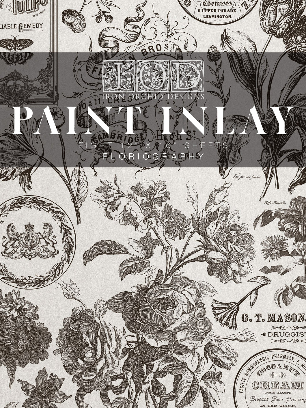 Floriography Paint Inlay by IOD