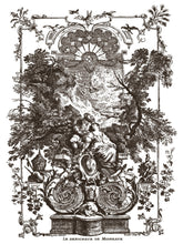 Load image into Gallery viewer, Romantic French country toile scene in Sheet 2 of IOD Hameau De La Reine Paint Inlay