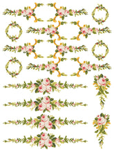 Load image into Gallery viewer, Petite Fleur Pink Paint Inlay by IOD, Iron Orchid Designs