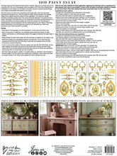 Load image into Gallery viewer, Petite Fleur Pink Paint Inlay by IOD, Iron Orchid Designs