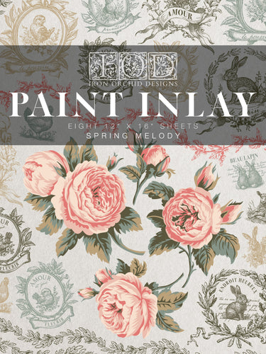 Spring Melody Paint Inlay by IOD