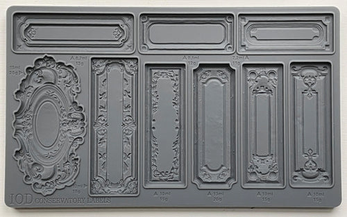 Conservatory Labels Mould by IOD, Iron Orchid Designs