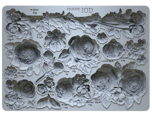 Felicite Mould by IOD, Iron Orchid Designs