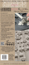 Load image into Gallery viewer, Iron Orchid Designs product packaging with text and images of IOD Les Croix Mould.