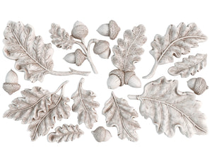 Oak Leaves & Acorns Mould by IOD, Iron Orchid Designs Model 2