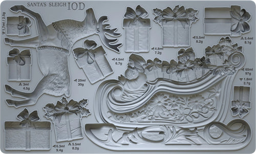 Santa’s Sleigh Mould by IOD