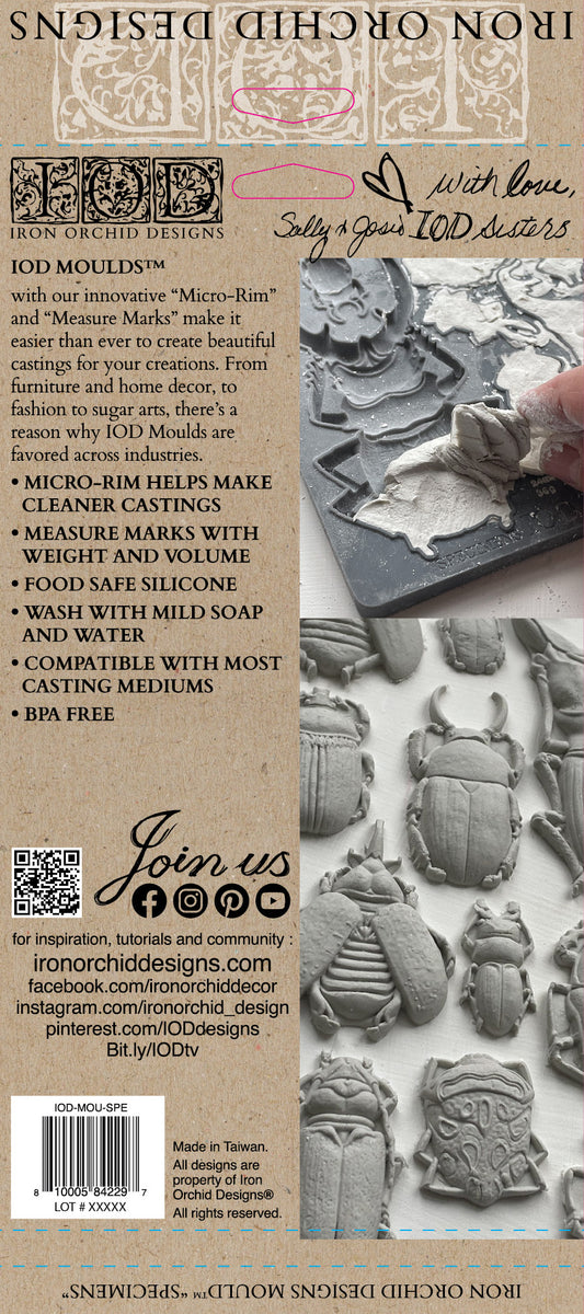 Specimens Mould by IOD, Iron Orchid Designs – My Victorian Heart