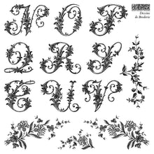 Load image into Gallery viewer, Dessins de Broderie Decor Stamp by Iron Orchid Design