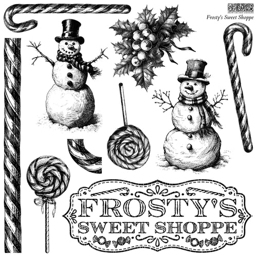 Frosty’s Sweet Shoppe Decor Stamp by IOD 