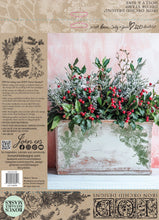 Load image into Gallery viewer, Holly &amp; Pine Decor Stamp by Iron Orchid Design