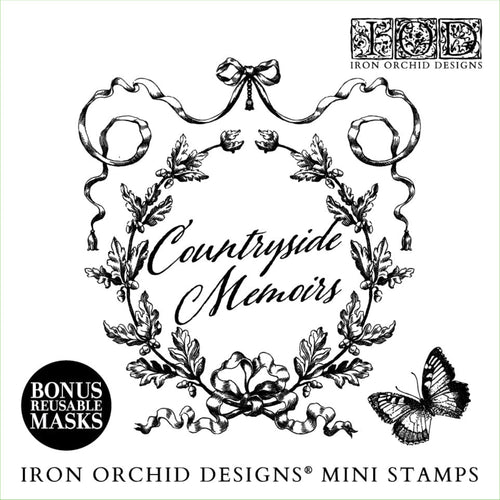 Countryside Memoirs Decor Stamp by Iron Orchid Design