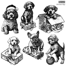 Load image into Gallery viewer, Christmas Pups Decor Stamp by Iron Orchid Design, IOD