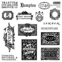 Load image into Gallery viewer, The Connoisseur’s Library Decor Stamp by Iron Orchid Design