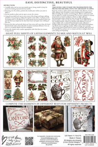 Candy Cane Cottage Transfer by IOD, Iron Orchid Designs 2