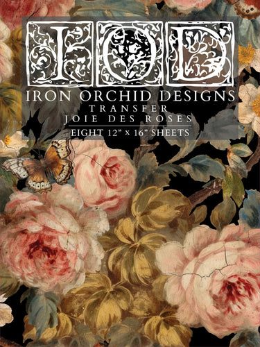 Joie des Roses, Transfer by IOD, Iron Orchid Designs