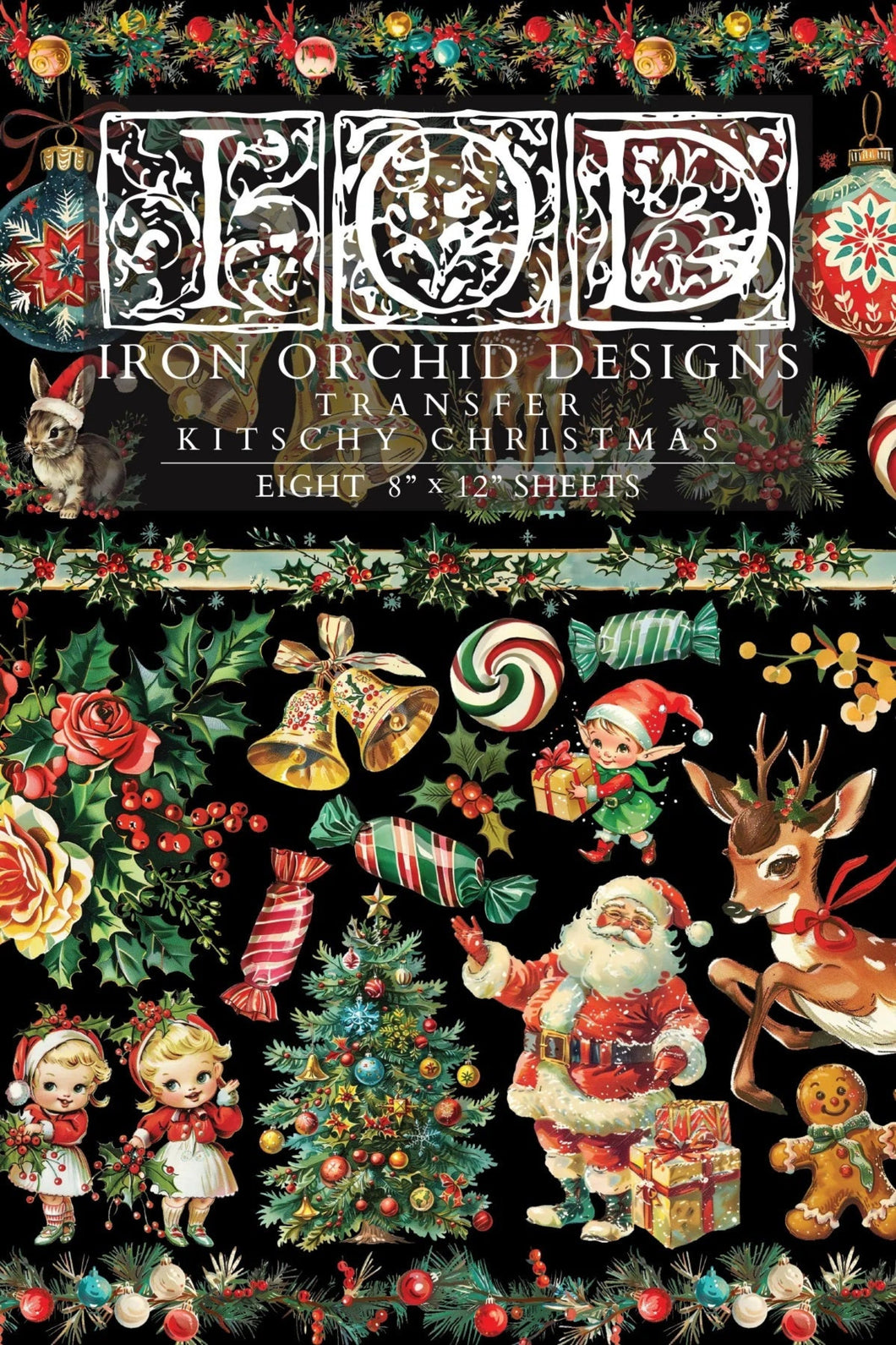 Kitschy Christmas Transfer by IOD Cover