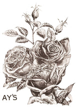 Load image into Gallery viewer, May&#39;s Roses Iron Orchid Designs Decor Transfer 2