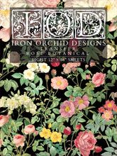 Load image into Gallery viewer, Rose Botanicals, Transfer by IOD, Iron Orchid Designs Cover