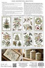 Load image into Gallery viewer, A printed instruction sheet for a decorative craft or sewing pattern, showing illustrated vintage botanical and bird designs, a large instruction text block at the top, and small example composited panels at the bottom. This is not a clean product photo of a physical item in use, and it is not a measurement chart or color swatch; the instructional content makes Instruction Diagram the best fit.