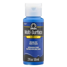 Load image into Gallery viewer, Bottle of FolkArt Multi-Surface Satin acrylic paint in Ink Spot color on a white background