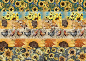 Sunflower Ephemera Journal Kit by Decoupage Queen 05