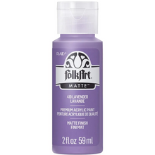 Load image into Gallery viewer, Purple bottle of FolkArt acrylic paint with a white cap on a white background