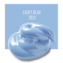 Load image into Gallery viewer, Light blue color swatch with a swirl pattern on a light blue background