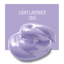 Load image into Gallery viewer, Light lavender color swatch with a swirl of light purple cream on a white background