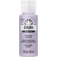 Load image into Gallery viewer, Bottle of FolkArt acrylic paint in Lilac Ice color on a white background