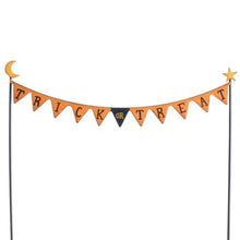 Load image into Gallery viewer, Mini Halloween &quot;Trick or Treat&quot; Flag Pennant