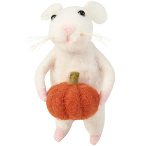 Mouse with Pumpkin Critter