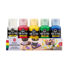 Load image into Gallery viewer, Folkart ® Multi-Surface Satin Acrylic Paint Set - Basics